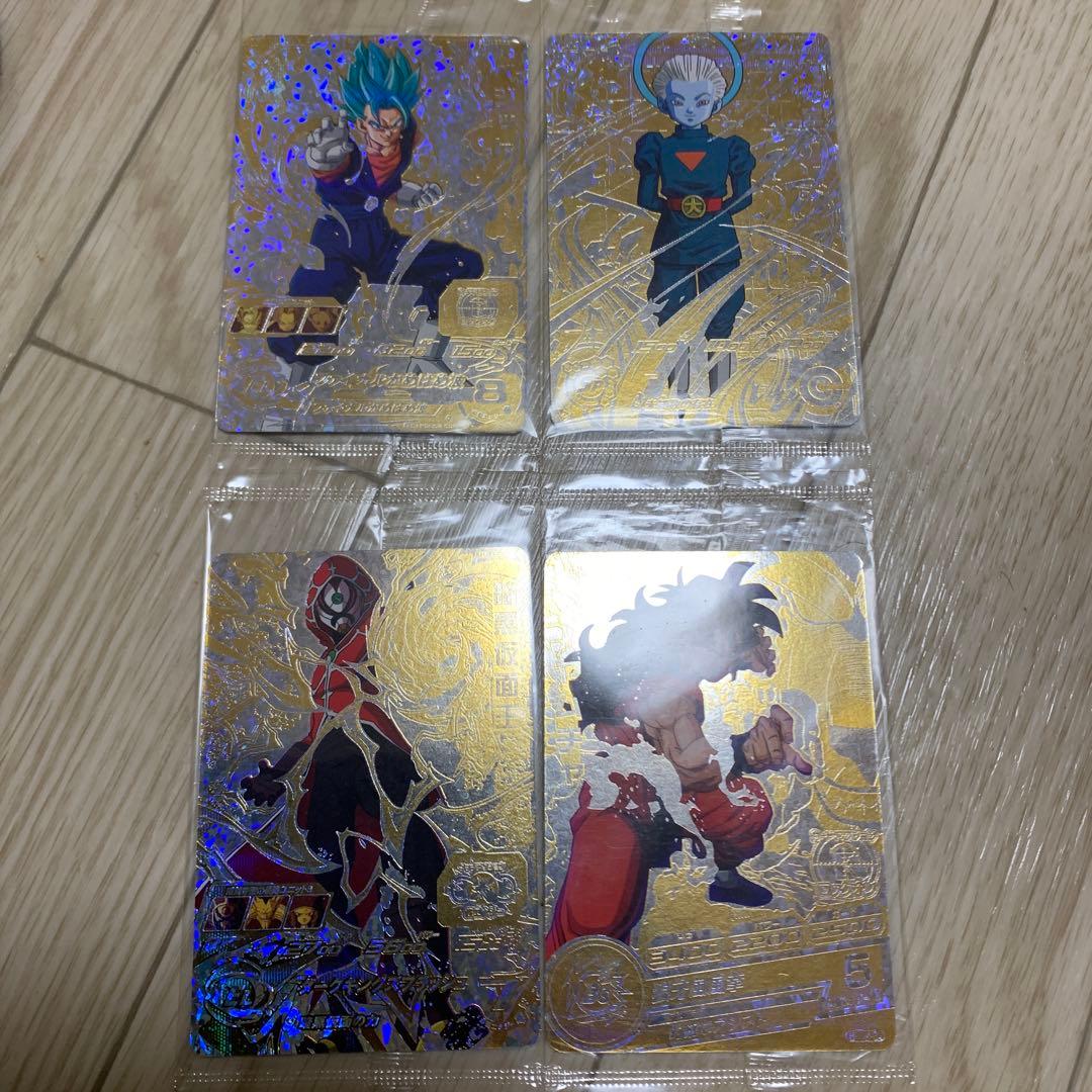 ドラゴンボールヒーローズ　パラレル4種セット　未開封 スーパードラゴンボールヒーローズエクストラブースターパック4未開封
