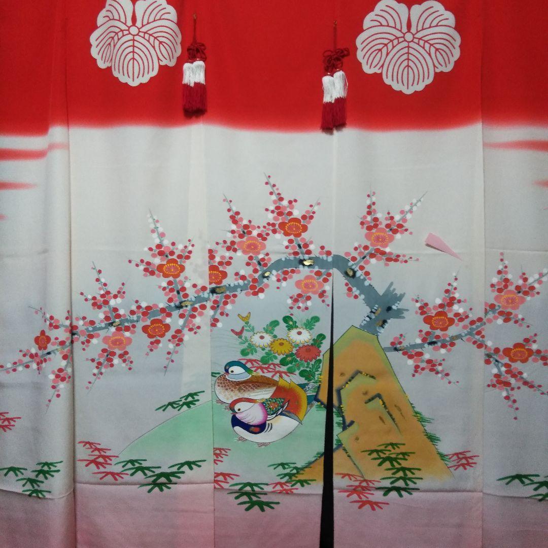 花嫁暖簾 花嫁のれん 鴛鴦 間仕切り - メルカリ