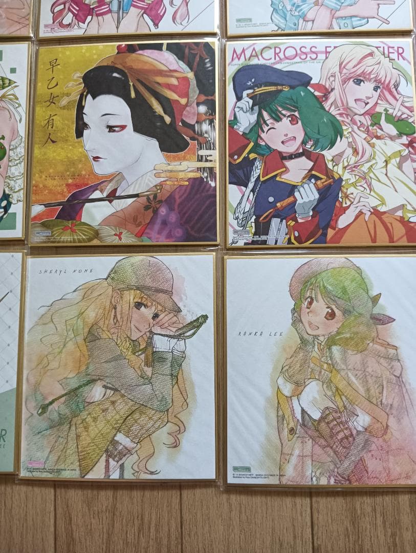 新品未開封】マクロスフロンティア 色紙ART 全16種セット マクロスF