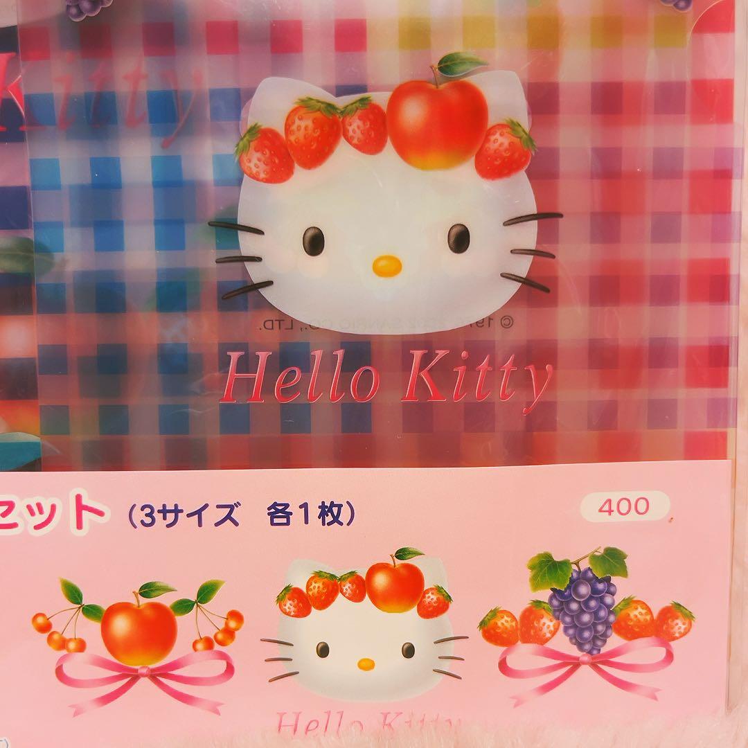 希少レア ハローキティ フルーツ クリアファイル 2002 平成レトロ