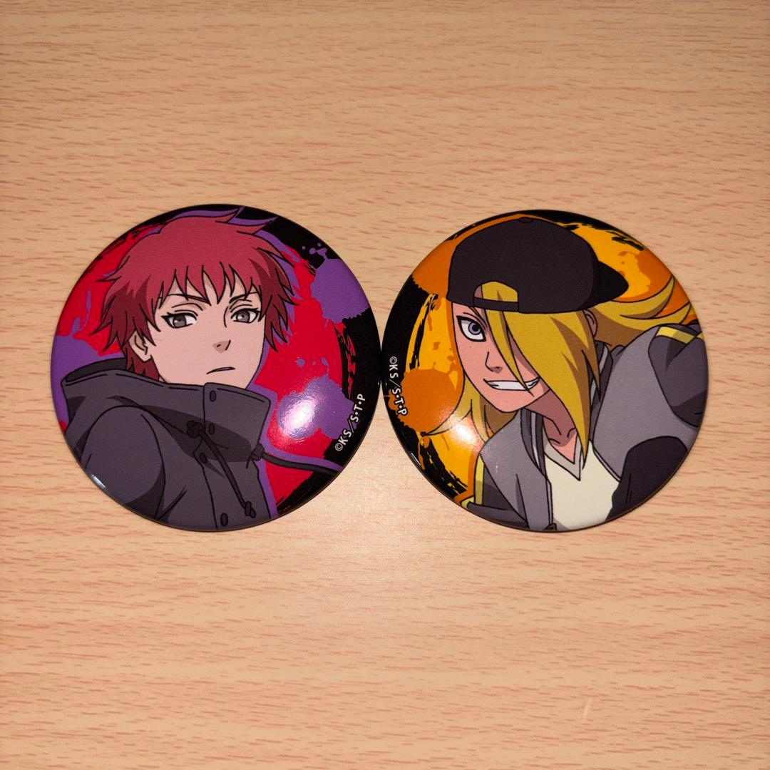 NARUTO サソリ デイダラ 缶バッジ セット - メルカリ