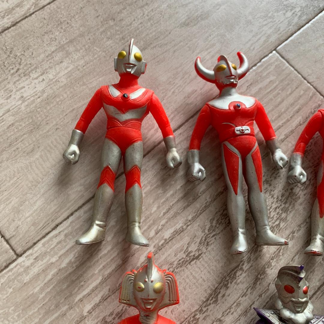当時物 ソフビ人形 ウルトラ戦士11体セット ウルトラマン 円谷プロ
