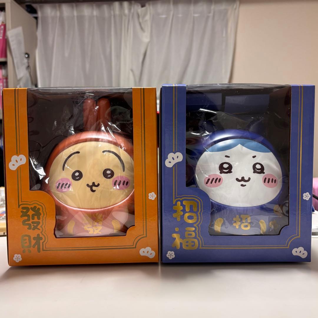 ちいかわ 台湾限定 達磨貯金箱　飴箱　だるま　飴あり セット売り ちいかわ 台湾限定 うさぎ達磨貯金箱 飴箱 だるま 飴あり - メルカリ