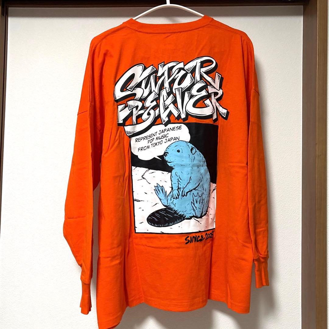 SUPER BEAVER×コジコジ スーパービーバー ロンT オレンジ Mサイズ