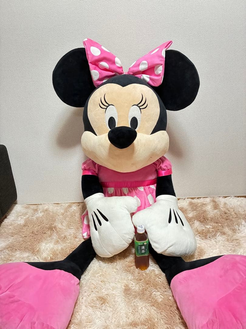 超巨大 ミニー ぬいぐるみ 約150cm ピンクビッグサイズディズニー早い