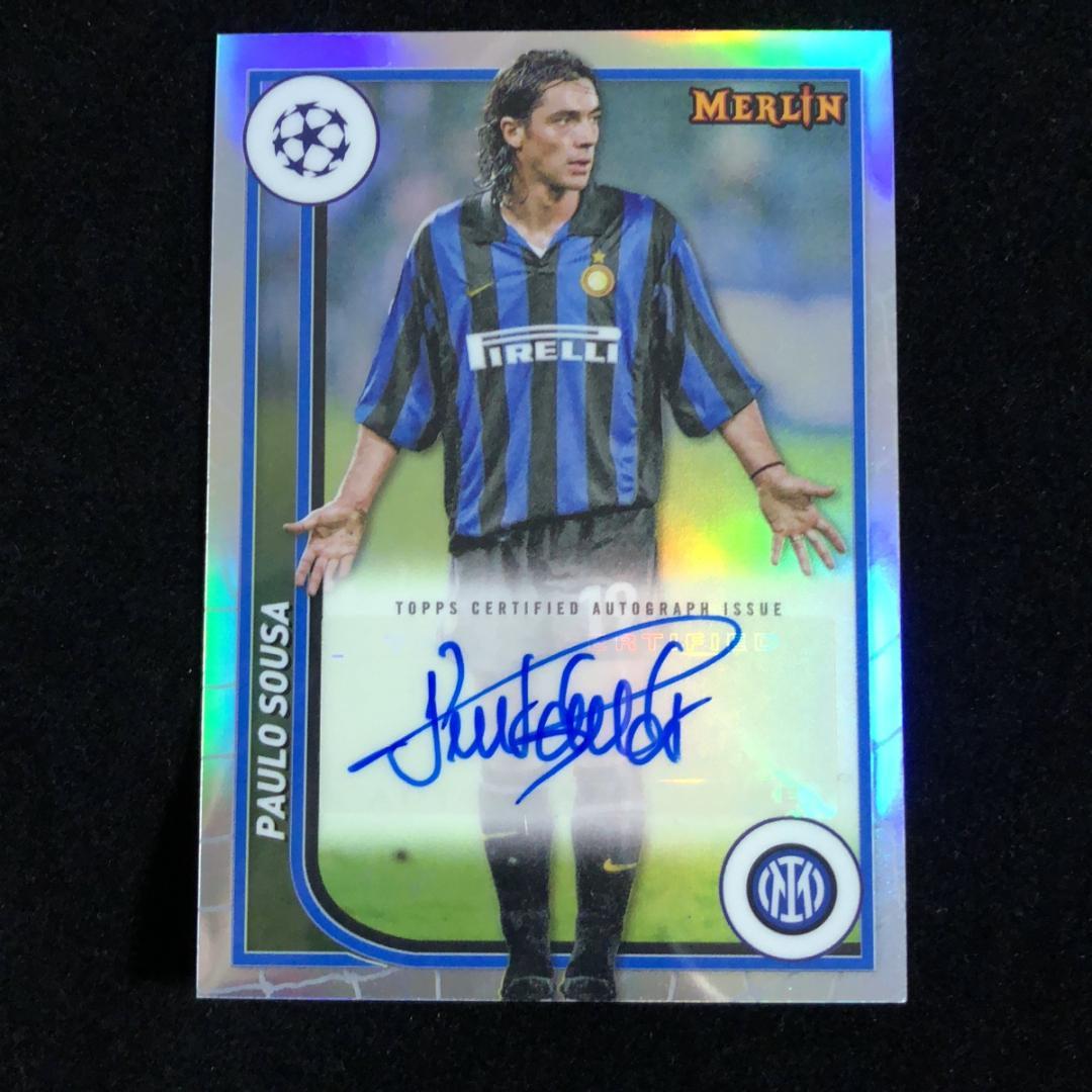 Paulo Sousa パウロ・ソウザ Topps Merlin Auto 直筆 - メルカリ