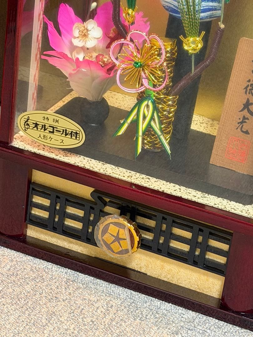 未使用/美品】羽子板 吉徳大光 汐汲 オルゴール付き - メルカリ