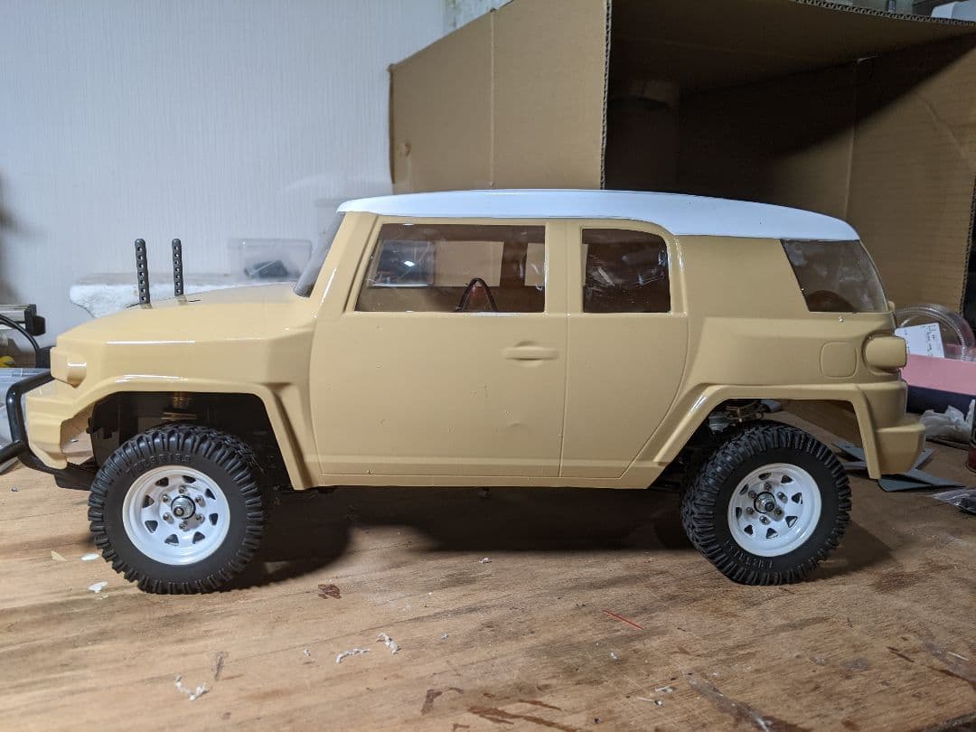 タミヤ　CC-01　FJクルーザー タミヤ 電動RCカーシリーズ 1/10RC トヨタ FJクルーザー（CC-01