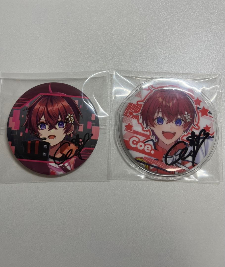 すたぽらCoe. こえ缶バッジ サイン入り - メルカリ