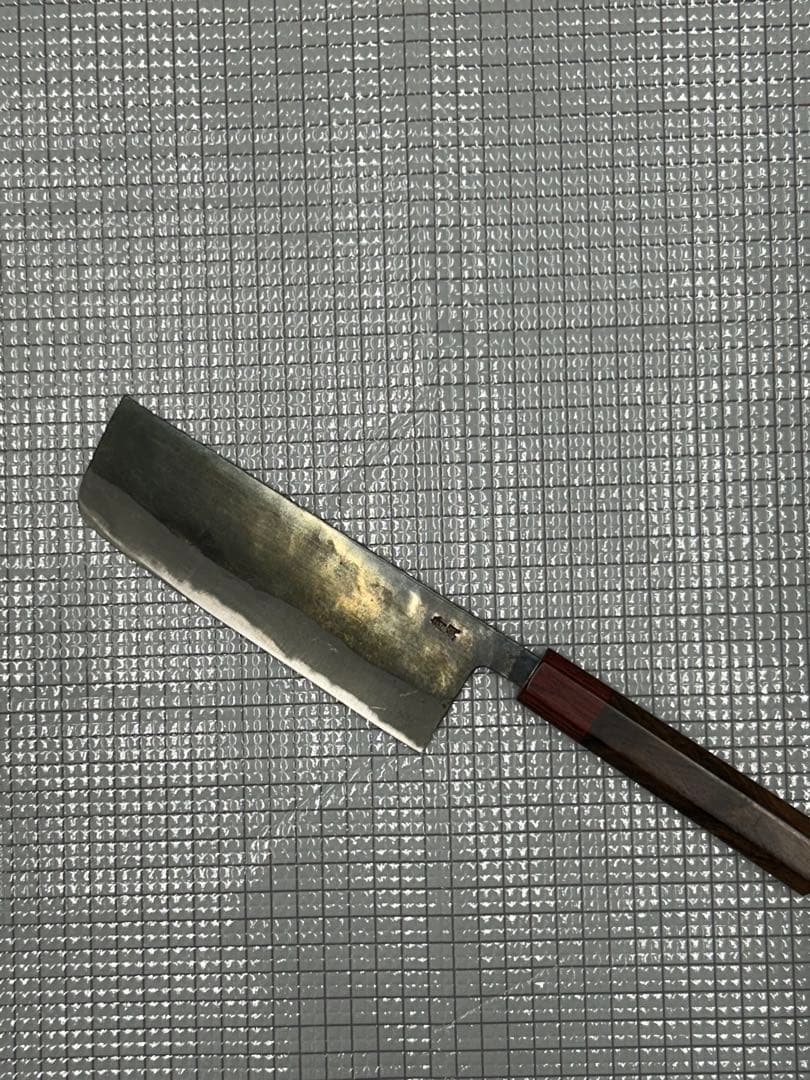 包丁 菜切 菜切包丁 165mm 安来鋼青紙2号 寿檀八角