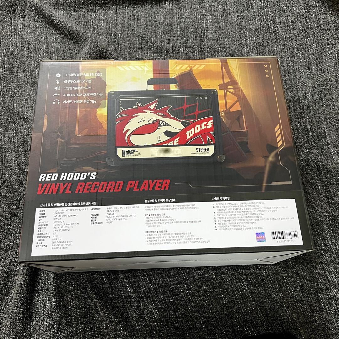 勝利の女神 NIKKE レッドフード LPプレイヤー & レコード 特典付き