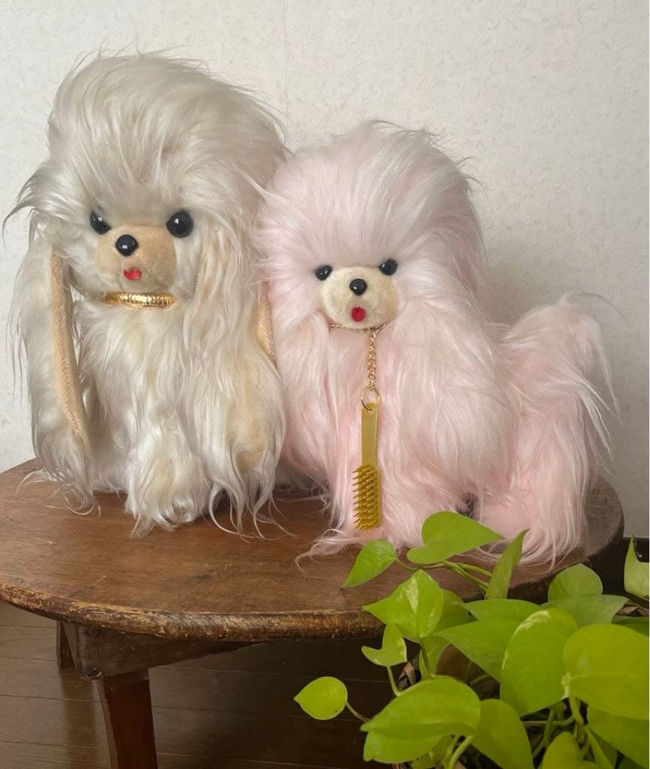 昭和レトロ お手入れワンちゃん 犬 ぬいぐるみ - メルカリ