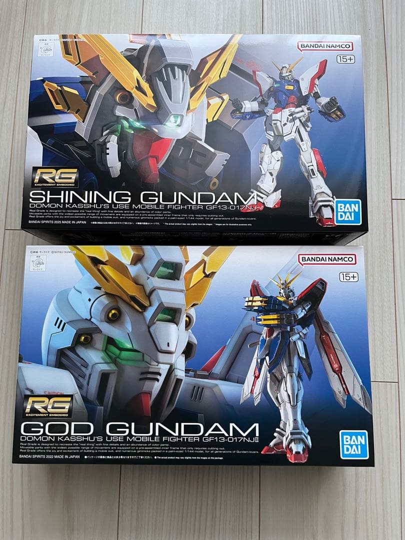 RG シャイニングガンダム RG ゴッドガンダム 2個セット - メルカリ