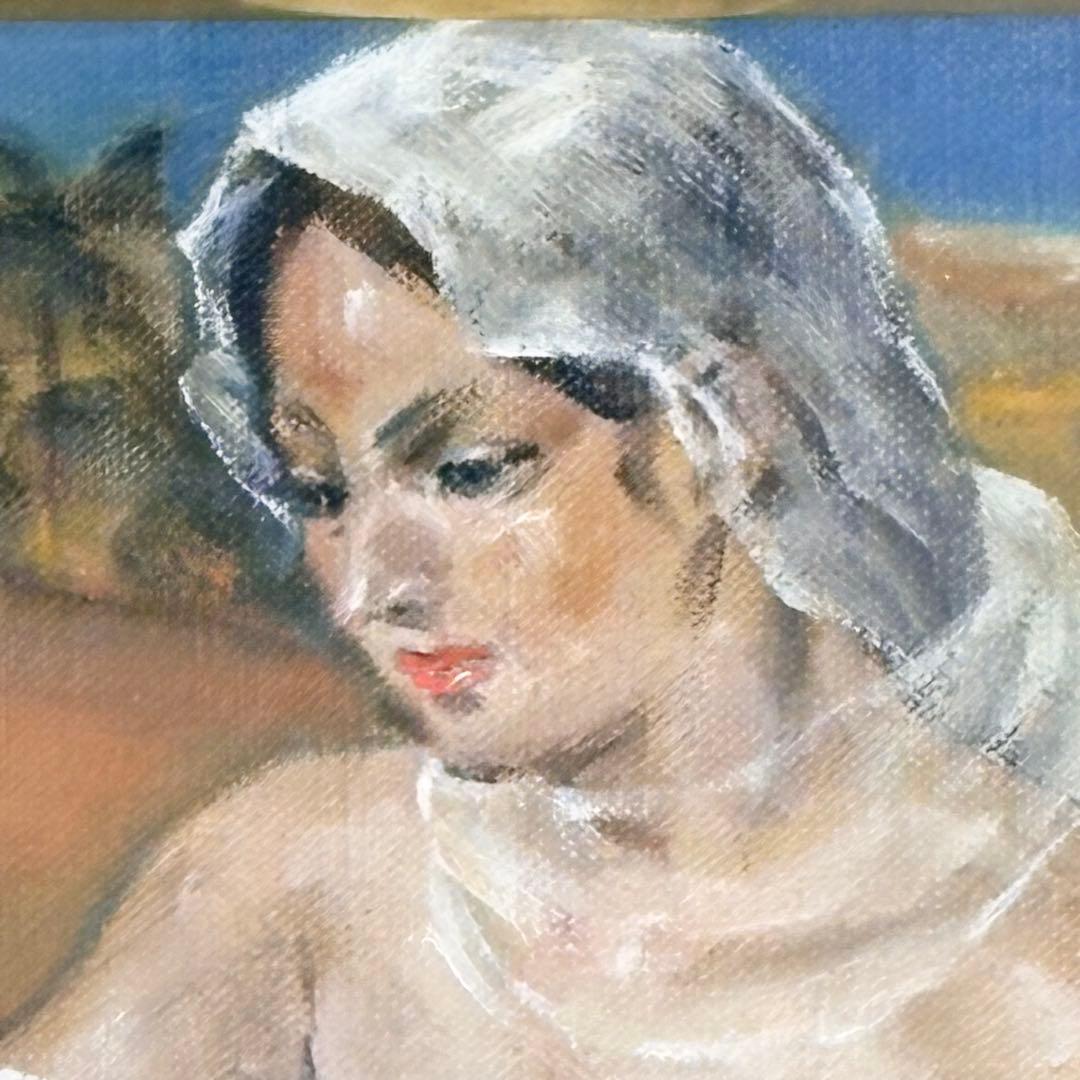 美術館収蔵画家 真野広 裸婦 美人画 油絵 - メルカリ
