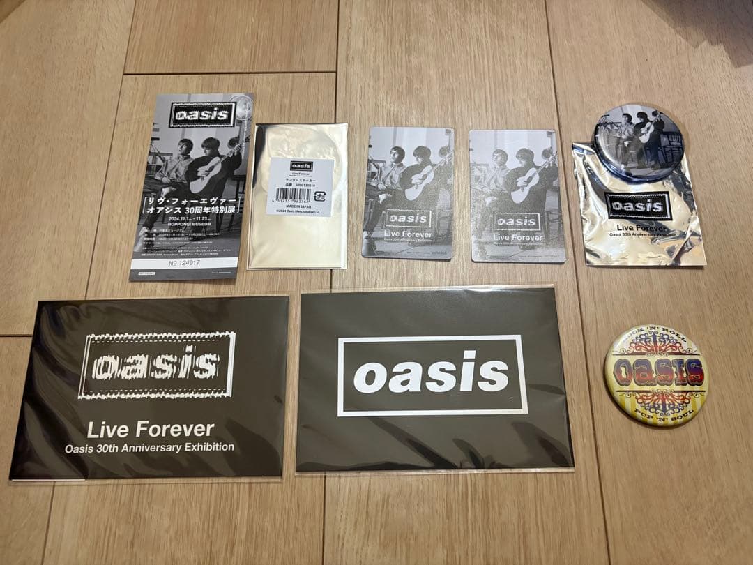 Oasis 30周年記念展セット　ポストカード、ランダムステッカー等 Oasis 30周年記念展セット ポストカード、ランダムステッカー等