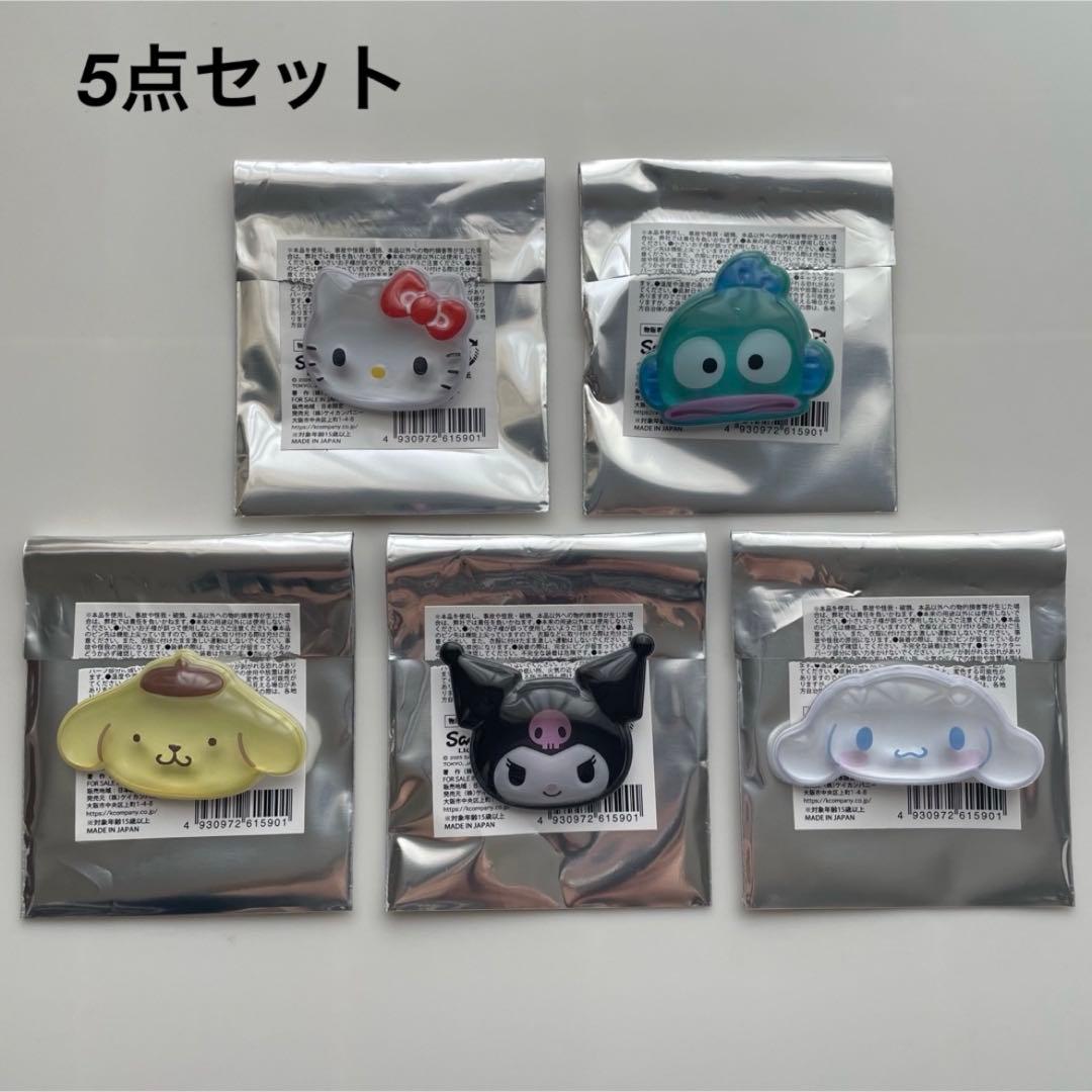 新品☆サンリオキャラクターズ ぷっくりったい バッジ 5点セット