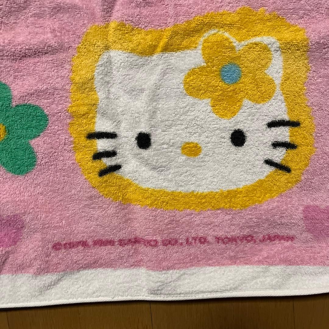 カオハナ キティ ハローキティ タオルケット 当時物 - メルカリ