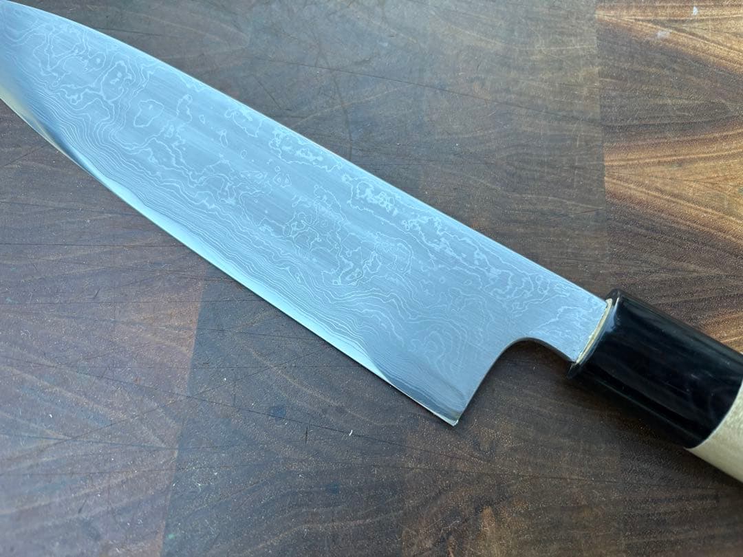 重房 鍛地 和 牛刀 180mm 6寸 包丁 和包丁 洋包丁 ダマスカス