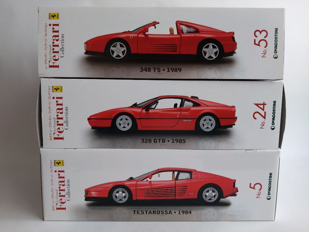フェラーリ テスタロッサ、328、348 3台 1/24 - メルカリ