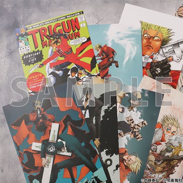内藤泰弘 カラーポートフォリオ 36枚セット TRIGUN 複製原画 - メルカリ