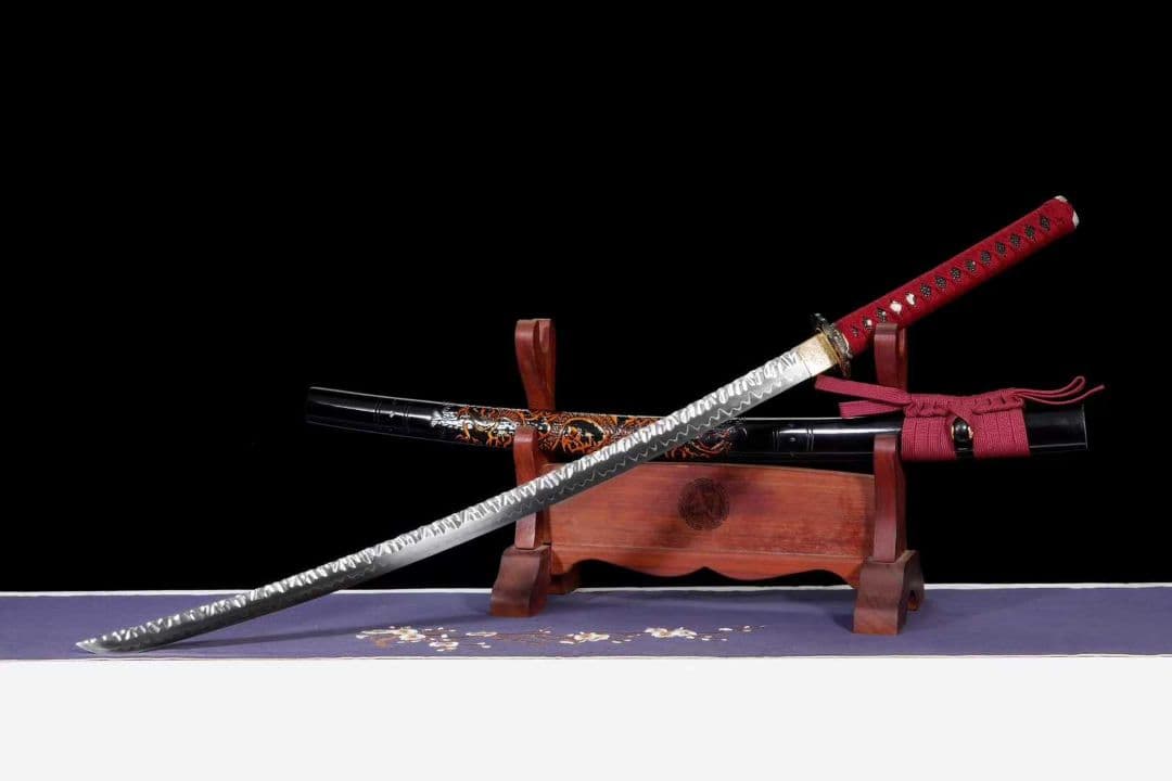 石紋竜武士】 古兵器 刀装具 日本刀 模造刀 居合刀 武士道 鑑賞