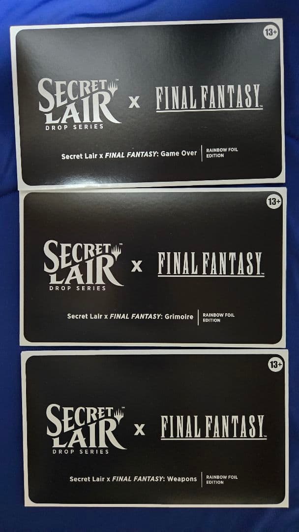 【開封済】Secret Lair FF 3種類 Foil 英語 新品】【即納】【英語版 Foil Edition】マジック：ザ・ギャザリング