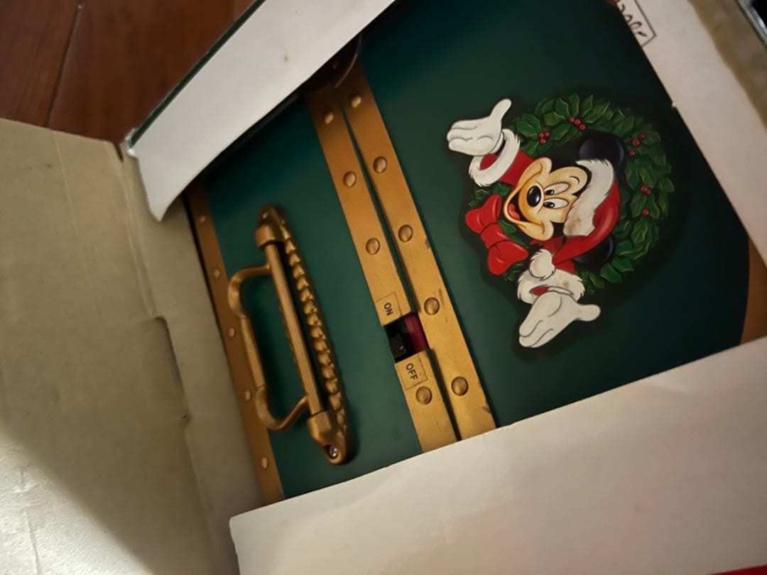 アンティーク ディズニー オルゴール クリスマスソング ミッキー