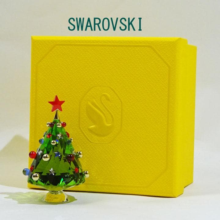 新品】スワロフスキー フィギュリン クリスマスツリー8cm 送料込み
