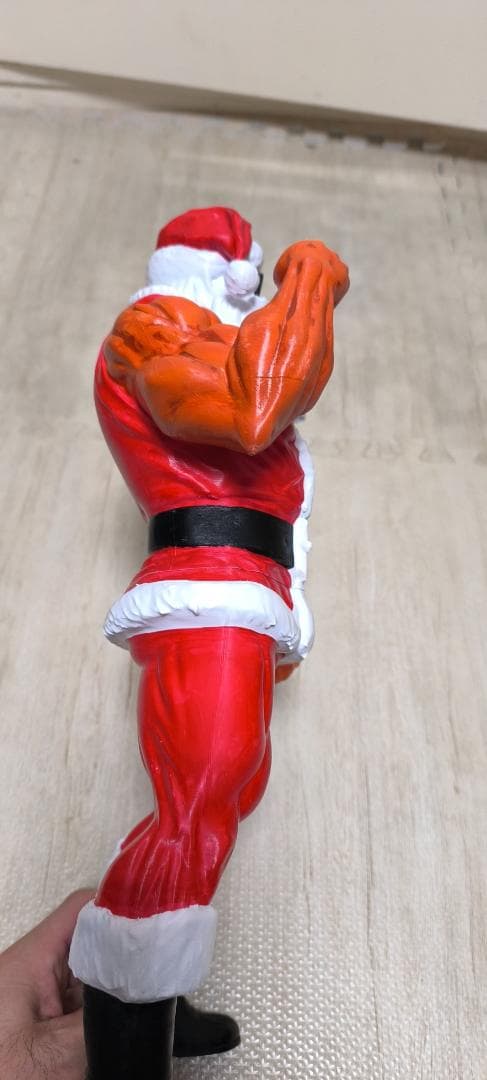 ジャンボサイズ マッチョ サンタクロース 高さ45cmサイズ クリスマス