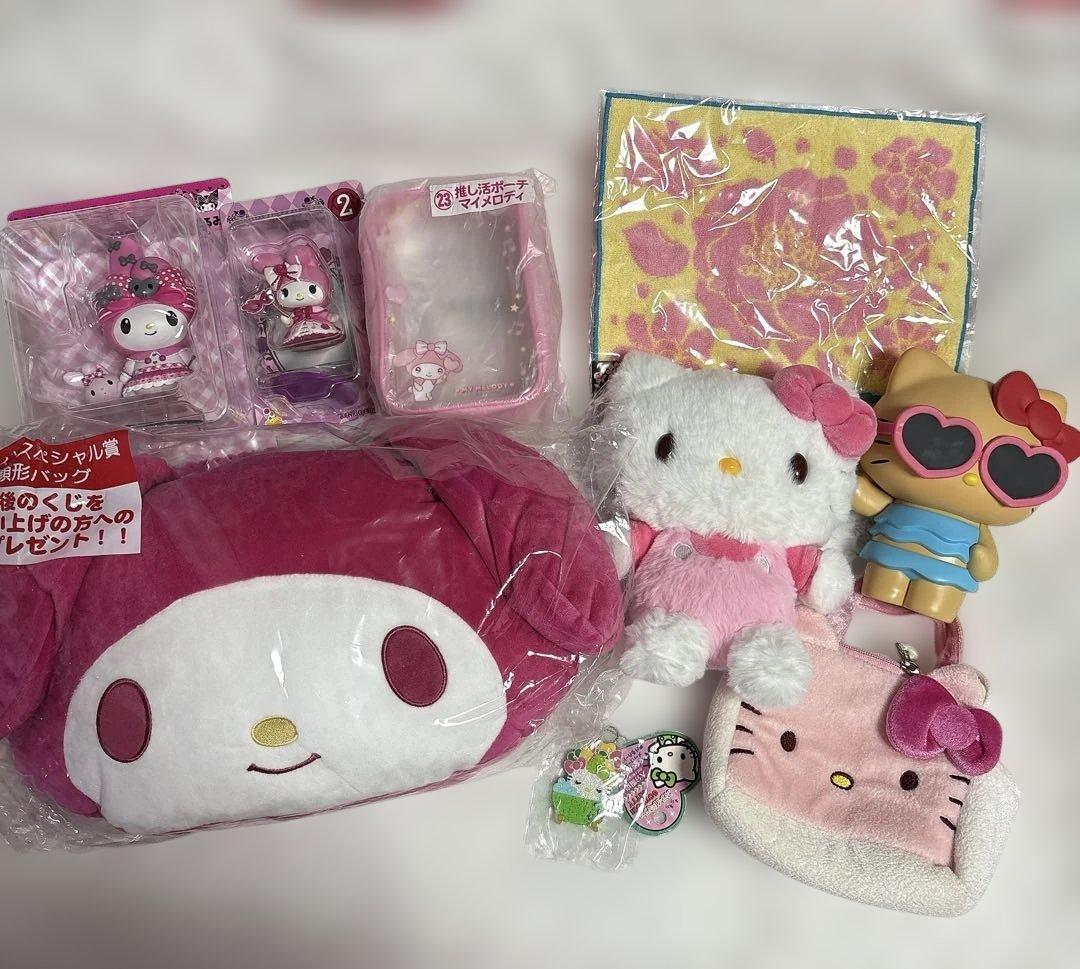 サンリオ キティ マイメロディ まとめ売り ぬいぐるみ ご当地