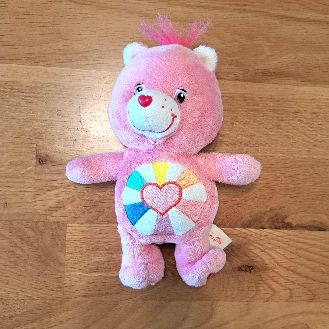 ケアベア ピンク ぬいぐるみ レインボー ハート carebear マスコット