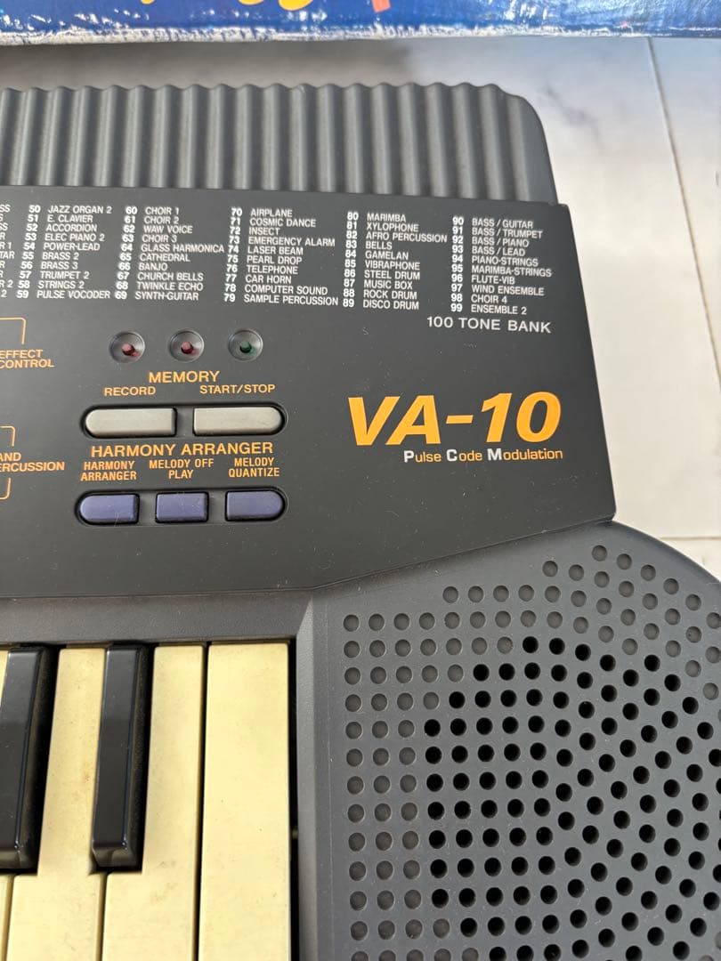 CASIO カシオ VA-10 キーボード 動作確認済み 当時物の通販はau PAY