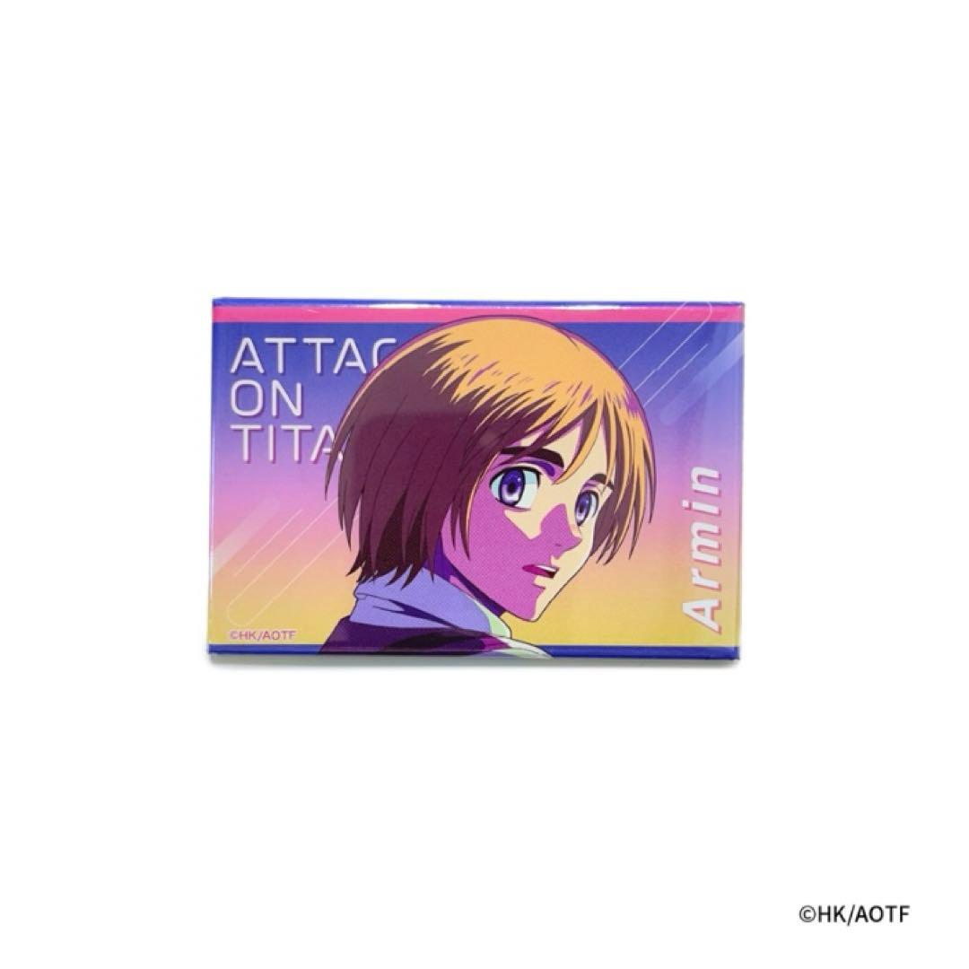 進撃の巨人 アルミン TWILIGHT スクエア缶バッジ - メルカリ