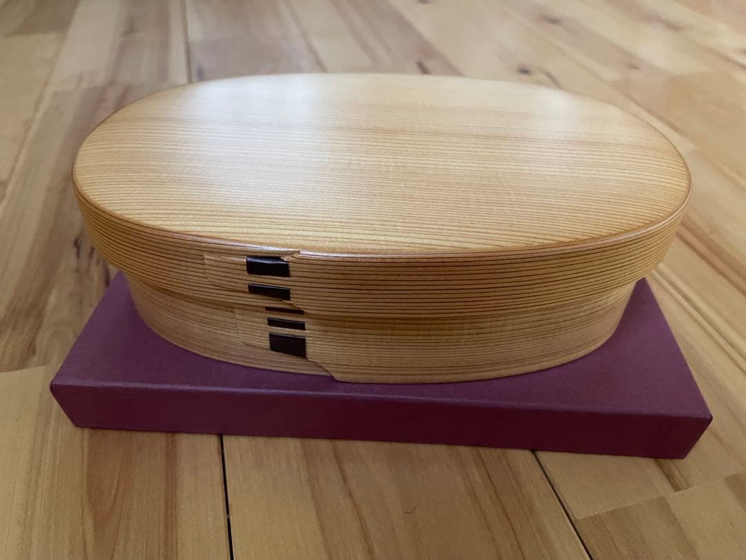 栗久/木製 大館曲げわっぱ 小判型弁当箱 曲げわっぱ 小判型（大） わっぱ弁当 栗久 | メーカー別,か行,栗久