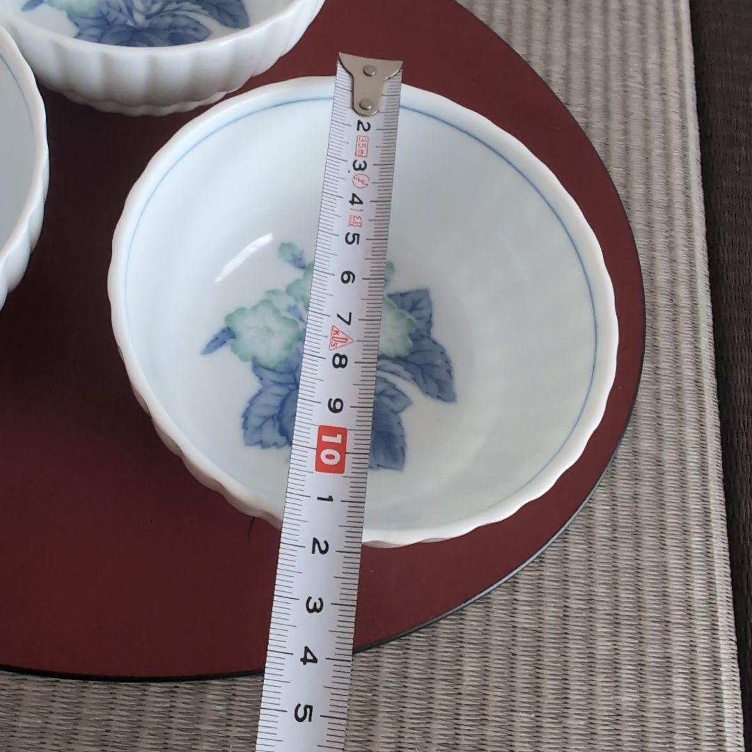 有田焼 花柄 陶器 ボウル 3個セット 青 - メルカリ