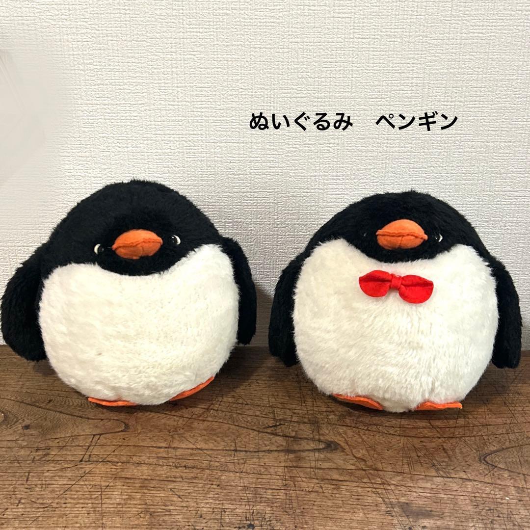 レトロ ヴィンテージ ぬいぐるみ ペンギン - メルカリ