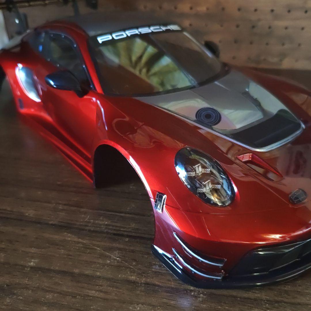 タミヤ ポルシェ911 GT3 R ボディ キャンディ塗装 - メルカリ