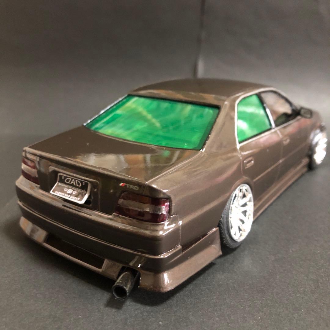 アオシマ 1/24 TOYOTA JZX100 チェイサー 完成品 - メルカリ
