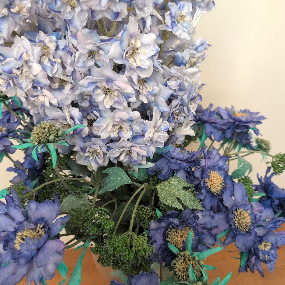 エミリオ・ロバ】 特大 アーティフィシャルフラワー 花器付き