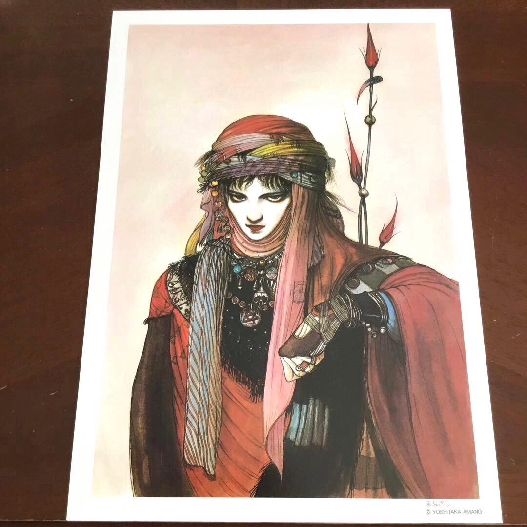 天野喜孝イラスト画4枚(額装可) 黒衣の剣士他 Yoshitaka Amano - メルカリ