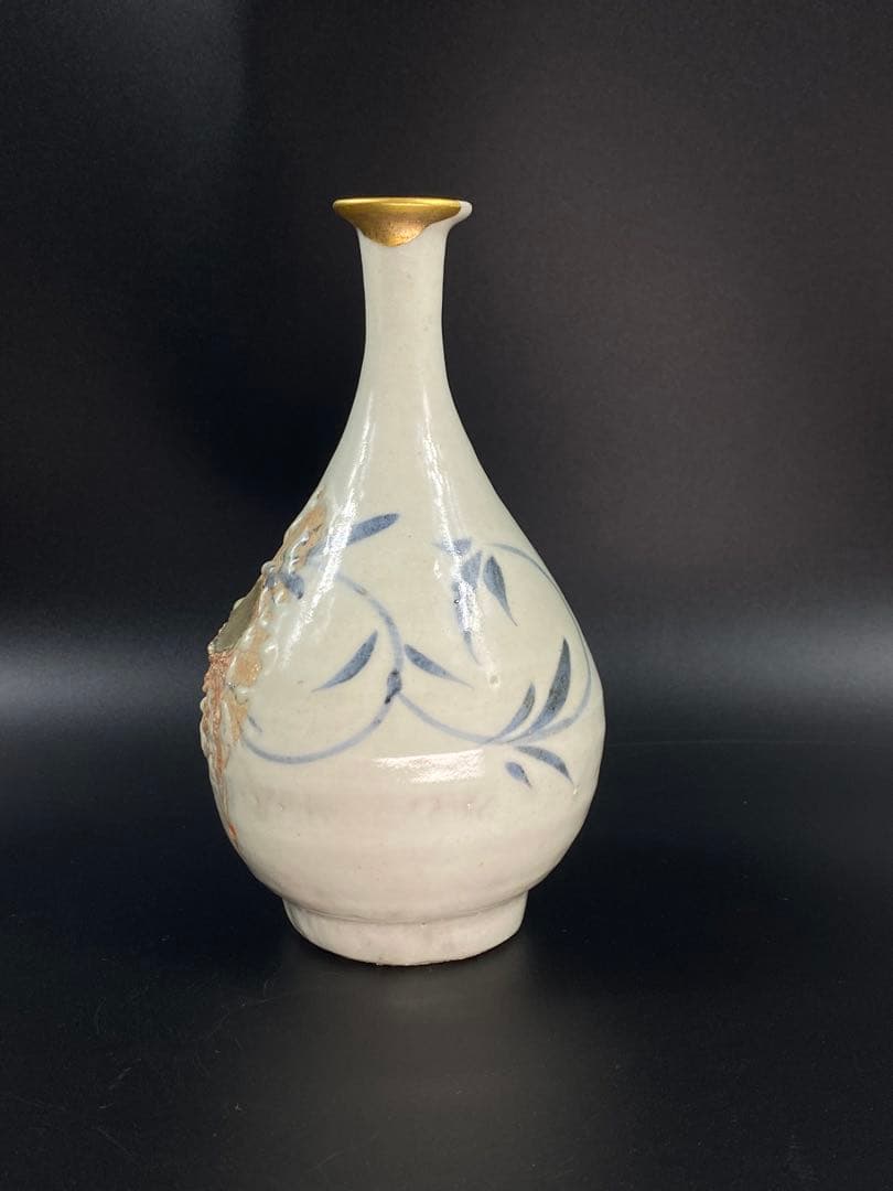 初期古伊万里 徳利 染付 傷有 金継ぎ 参考品 時代品 高16cm - メルカリ