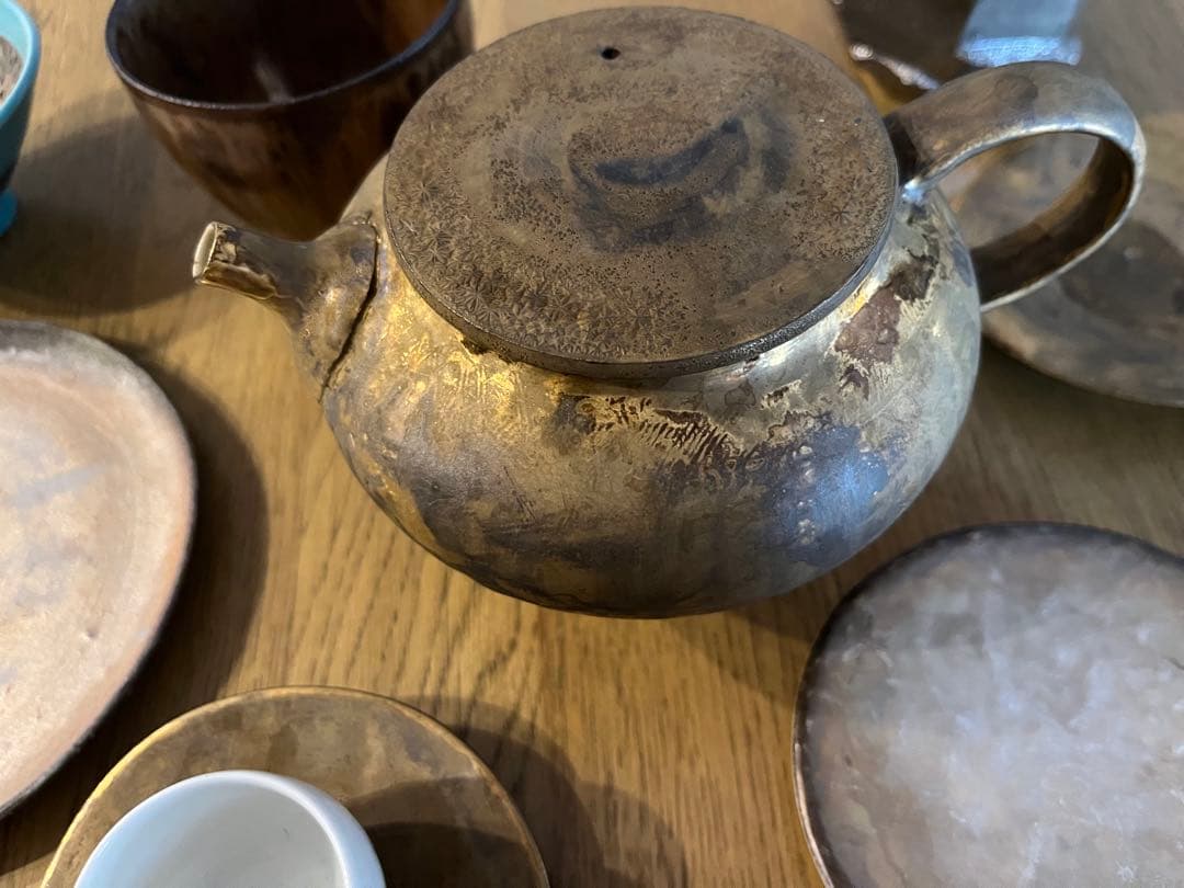 yamamoto様専用作家 皿 急須 茶器 中国茶 セット 藤岡貢 豆皿 花