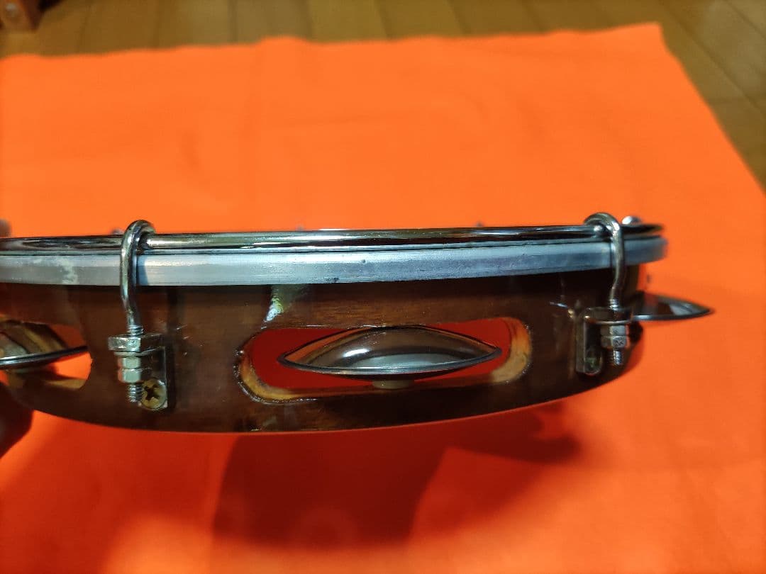 ☆Bauer PERCUSSIONパンデイロ 本皮 10インチ スペーサー入り☆