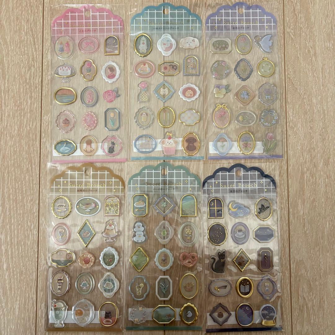 正規品 シュクレブローチ シール ステッカー 6枚セット - メルカリ