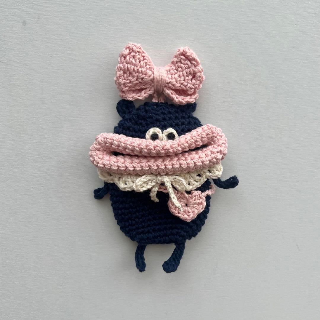 新作】パクパクモンスター ハンドメイド かぎ編み - メルカリ
