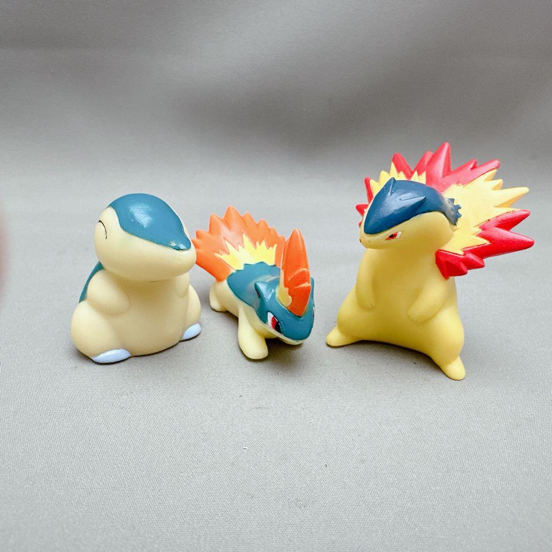 美品 ポケモンキッズ 指人形 ヒノアラシ マグアラシ フィギュア ソフビ