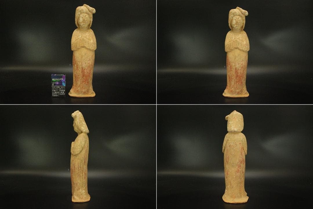 中国美術 加彩 女人 俑 高36.5cm(A883) - メルカリ
