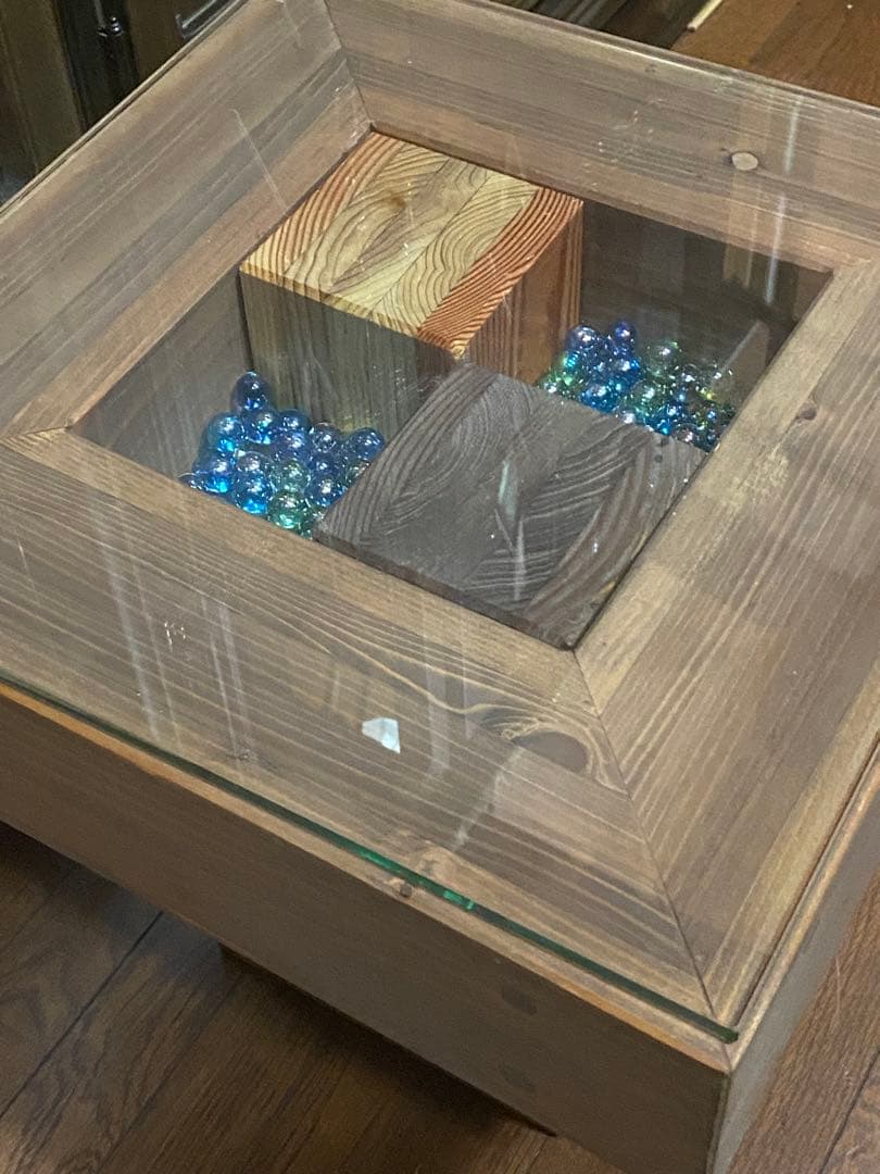希少♦️最高級 総檜 モダン オーダーテーブル♦️正方形♦️一本脚♦️