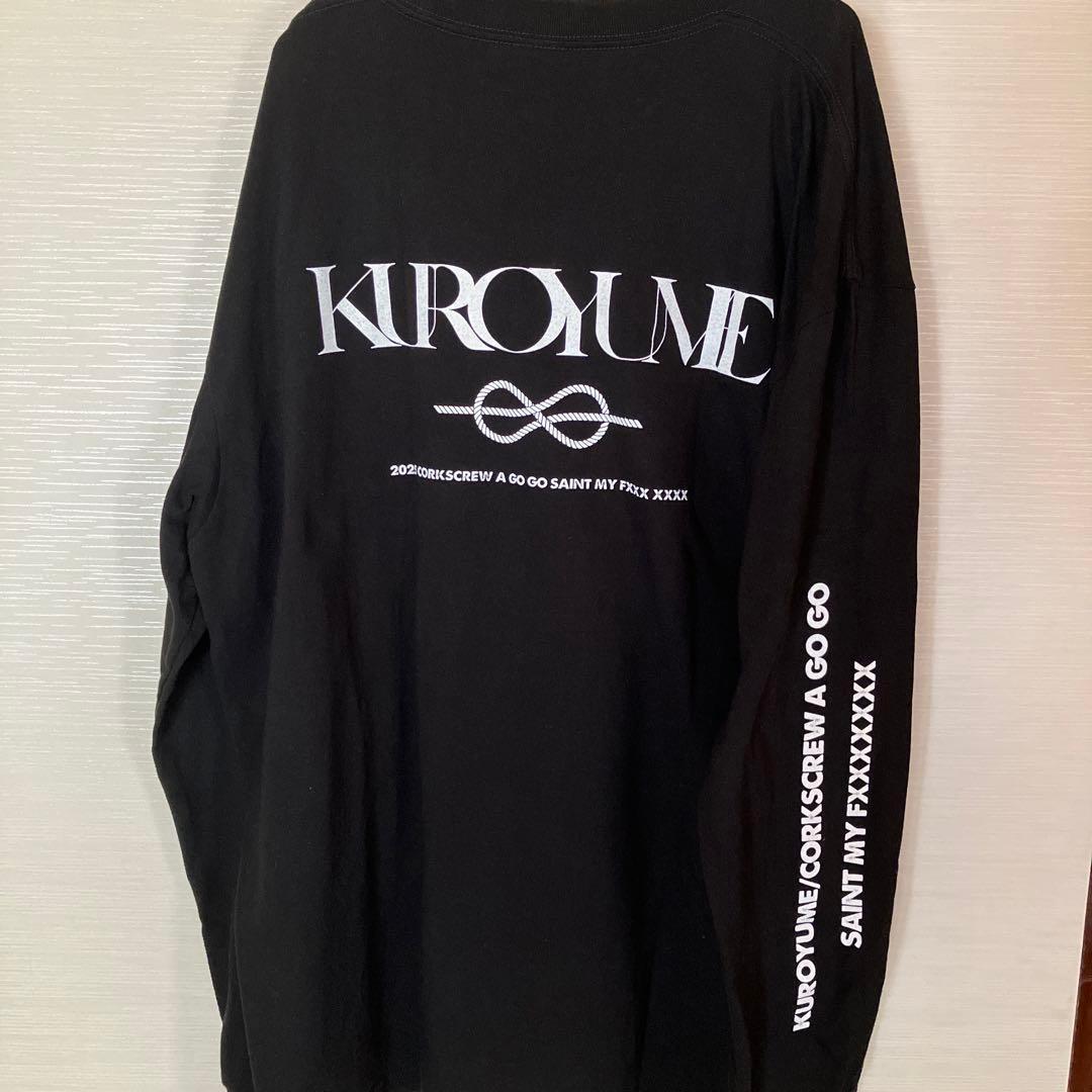 黒夢 ロング Tシャツ ビッグシルエット XL 清春 人時 長袖 バンド 猫