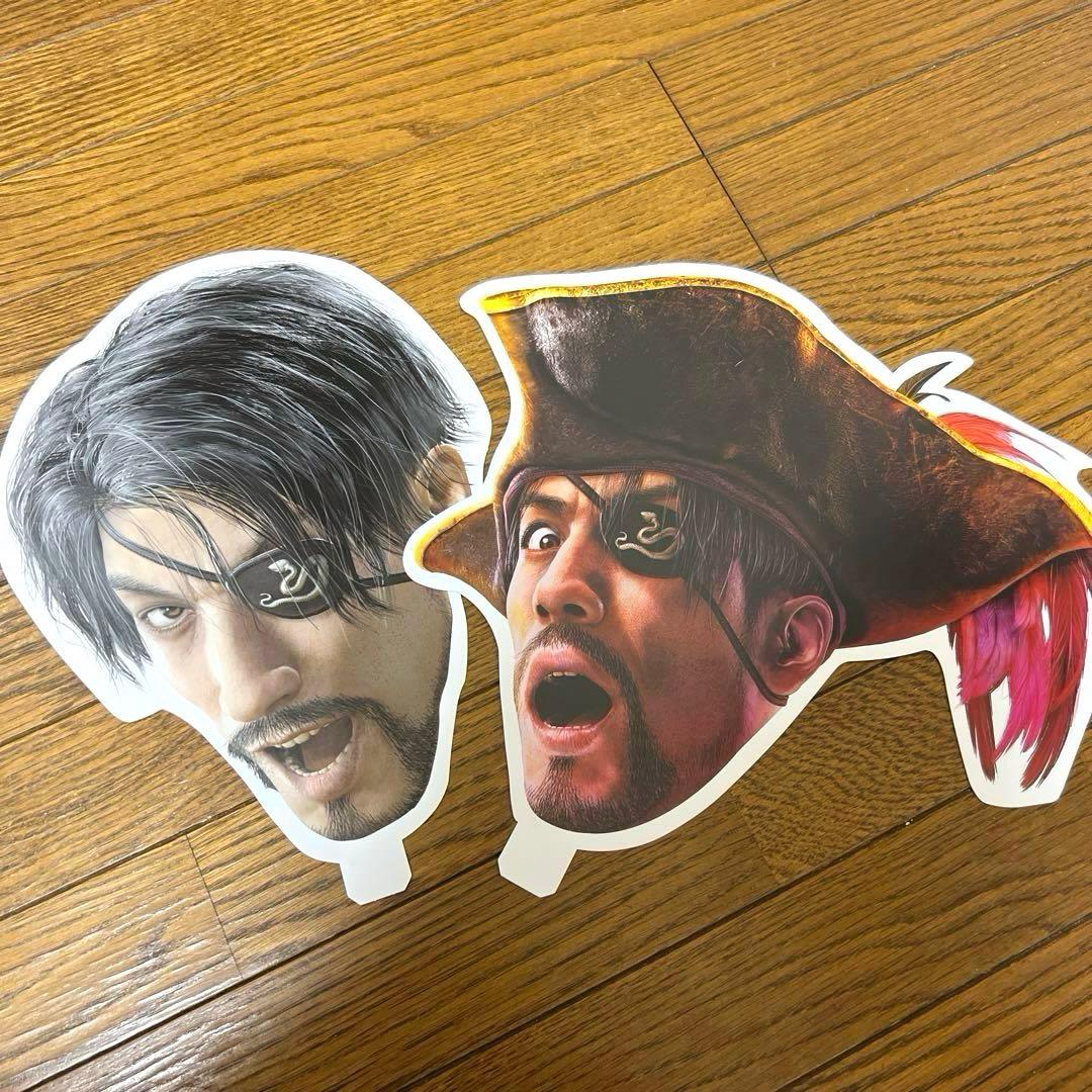龍が如く 真島のマジ祭り 制作陣 直筆サイン入り お面 2種 東京会場